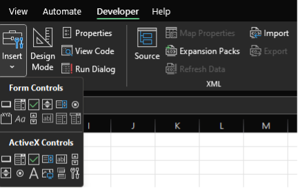 Connecting a send command to a button in Excel