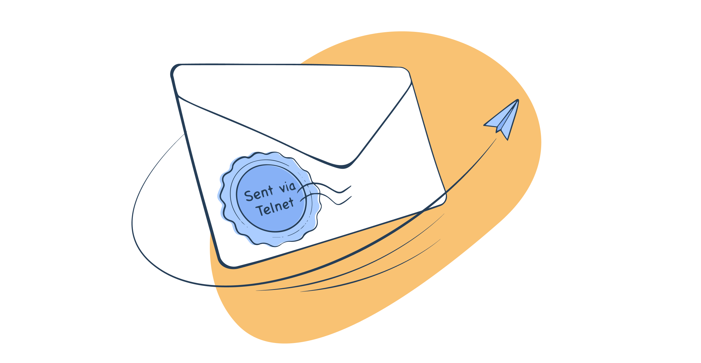 This is a cover image for an article that explains How to Send Emails with Telnet
