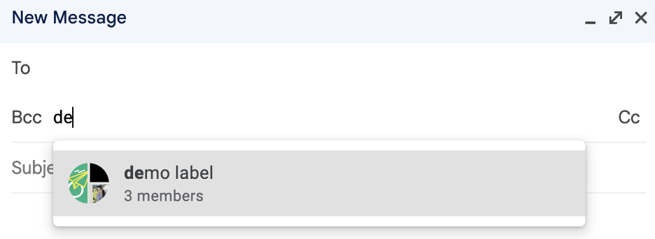 Gmail new email UI