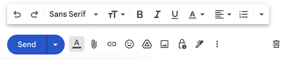 Gmail new email UI