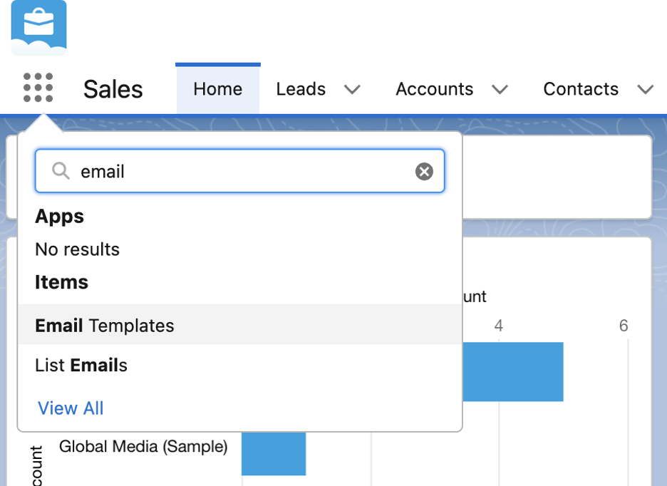 Salesforce Lightning templates navigation