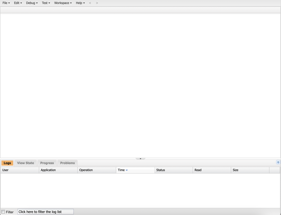 Salesforce Developer Console for Apex templates