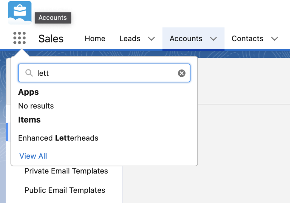 Salesforce Lightning Enhanced Letterheads