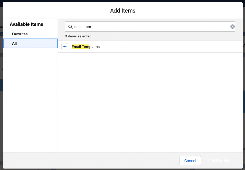 Salesforce Lightning add homescreen item