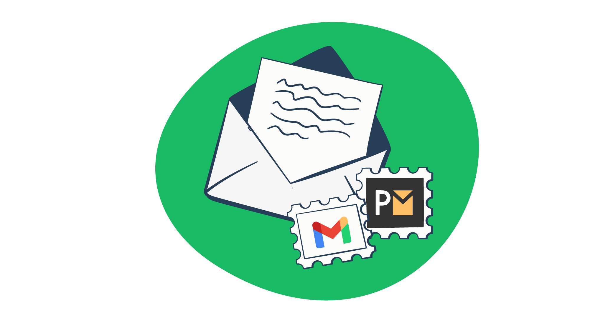 This is a featured image for an article covering sending emails in PHPMailer via Gmail SMTP