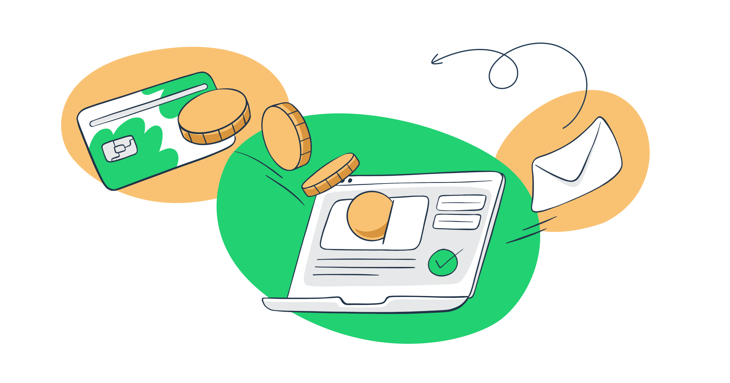This image is a graphic representation of transactional emails best practices for an article that covers the topic in detail