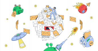 This image is a symbolic graphic representation of inspiring email startups for an article that covers the topic in detail.