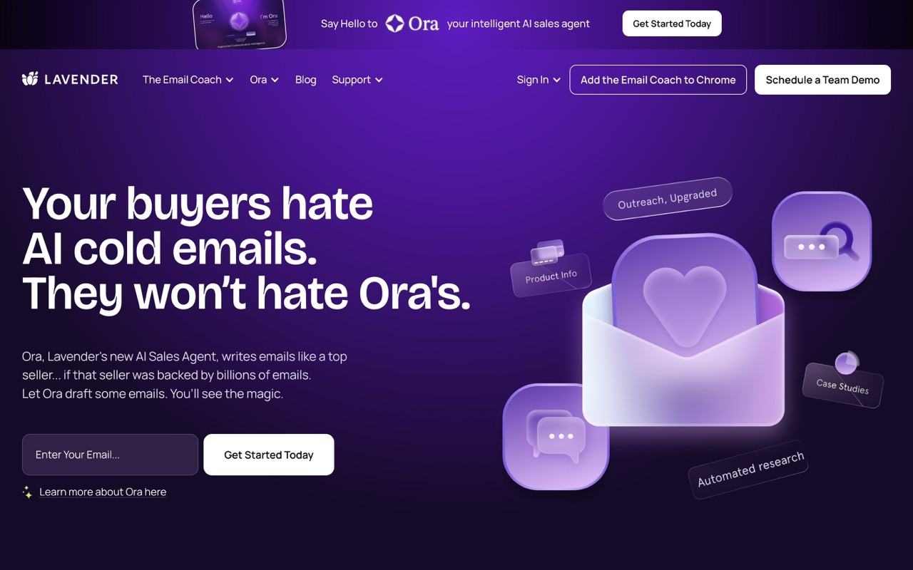 Lavender homepage