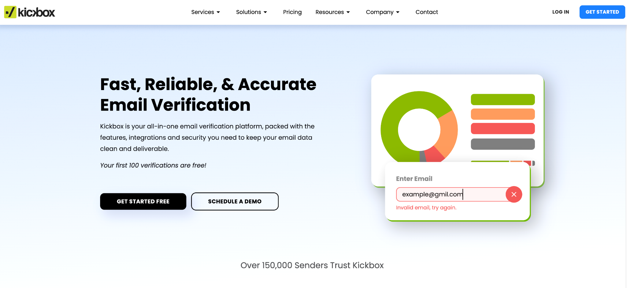 Kickbox homepage