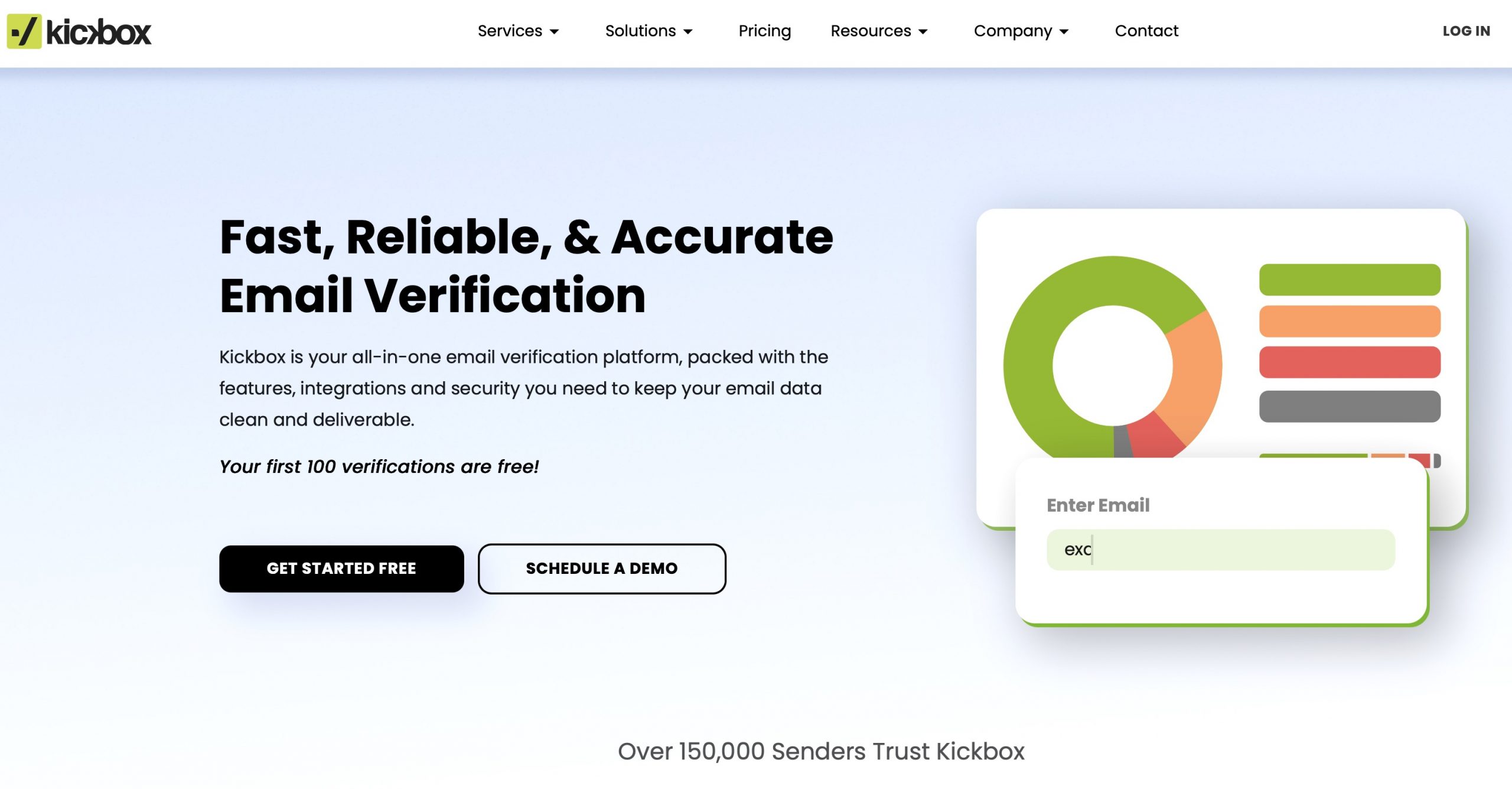 Kickbox homepage