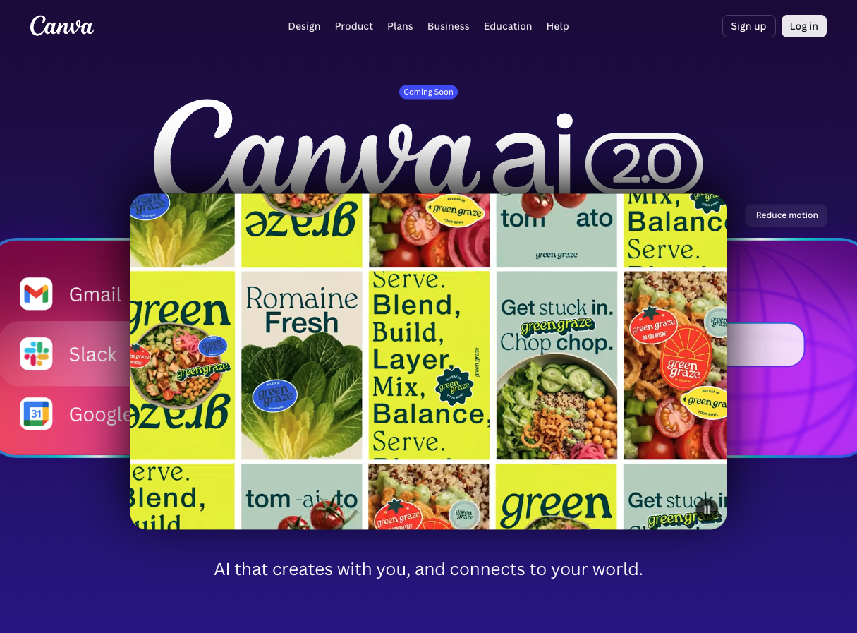 Canva's AI layer adds image generation, background removal, and Magic Resize to an already familiar design workflow — no designer required.