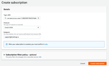 Amazon SNS Tutorial for Sending Email Notifications | Mailtrap Blog