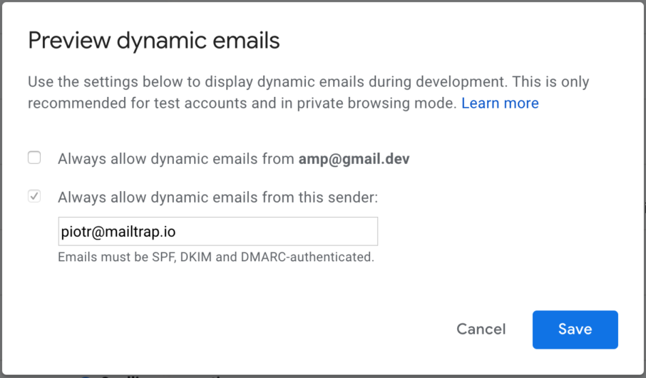 AMP Email Examples and Tutorial Mailtrap Blog