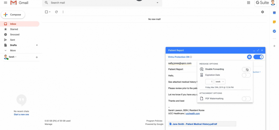 Virtru for HIPAA compliant emails