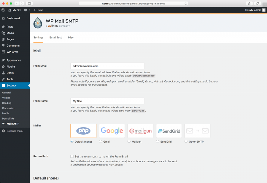 Oh dear genetically eyelash Configure WordPress Website To Send Emails Using SMTP | Mailtrap Blog