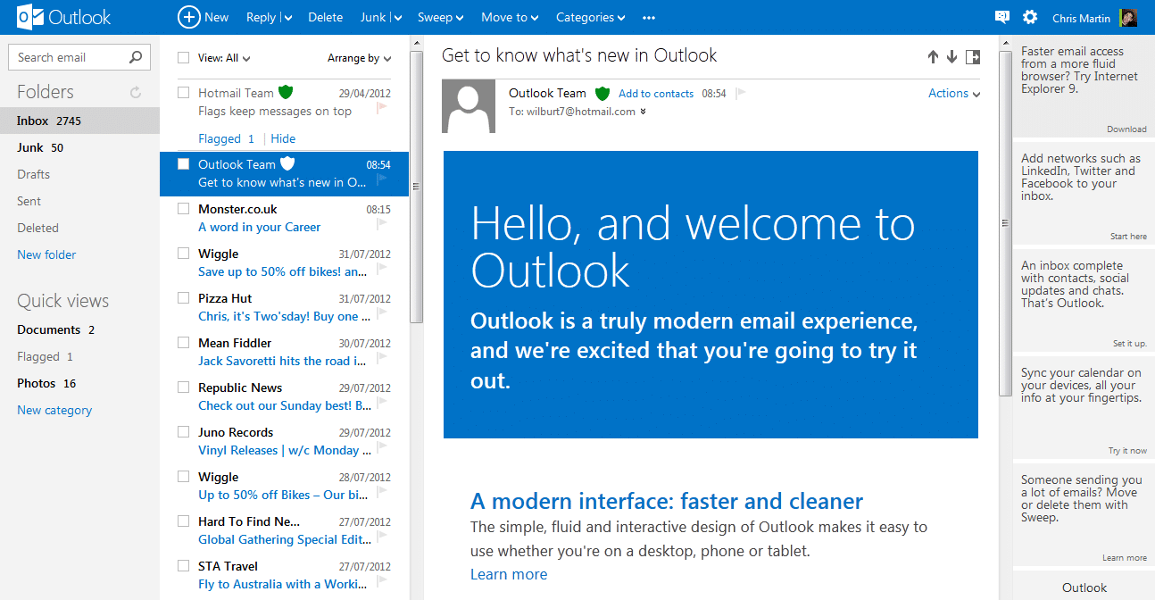 does outlook have email templates