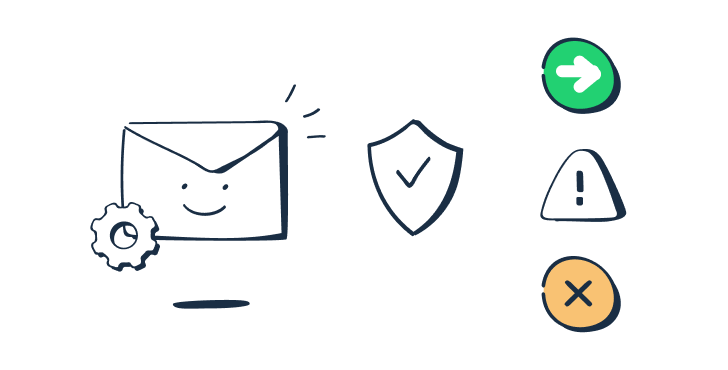 Email authentication: pass, flag, reject