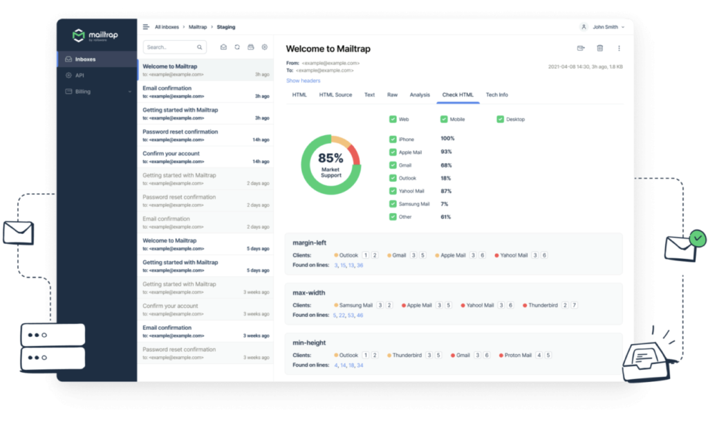 Free HTML & CSS Email Checker by Mailtrap