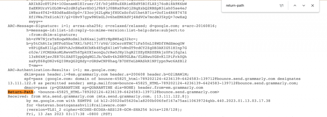 php mb_send_mail return-path