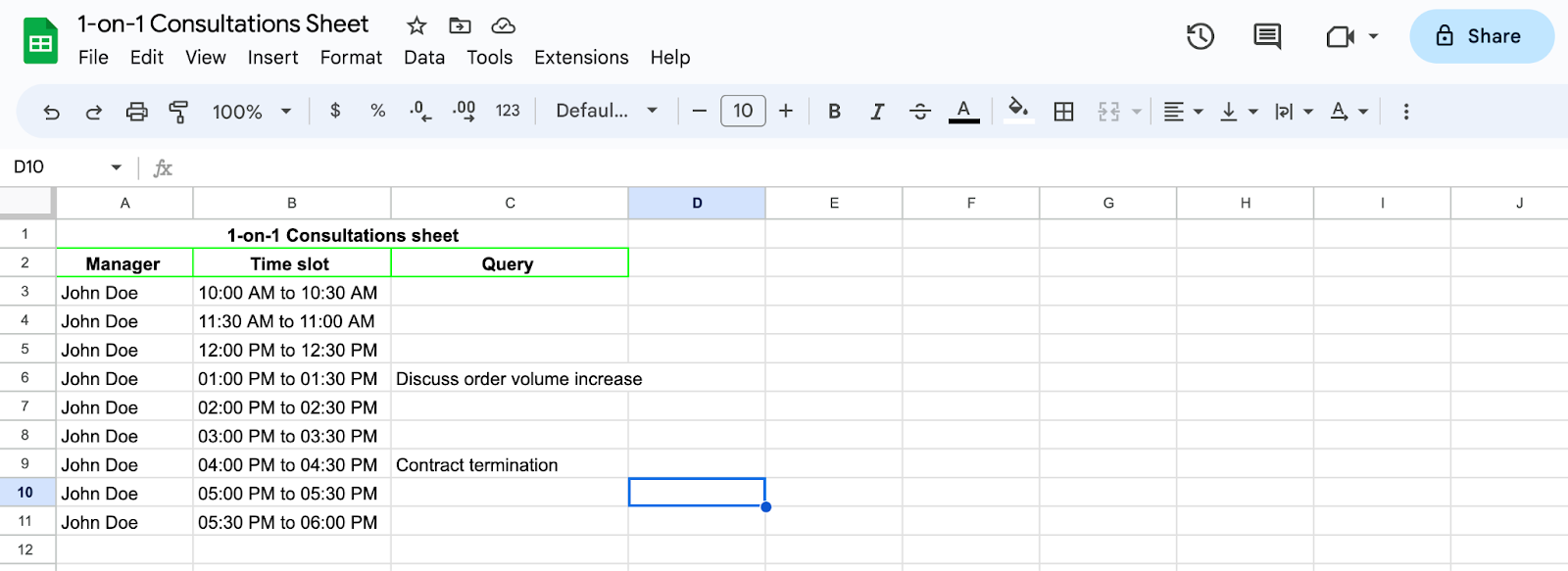 How to iterate columns of a Google Sheet worksheet Help Docs