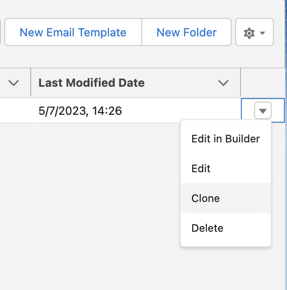 Salesforce Lightning email templates Edit in Builder