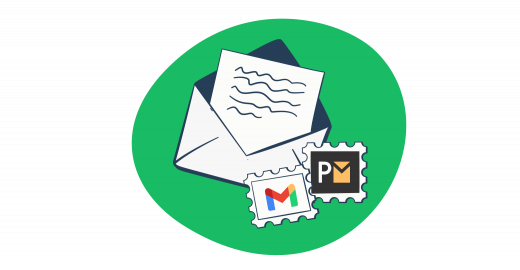 This is a featured image for an article covering sending emails in PHPMailer via Gmail SMTP