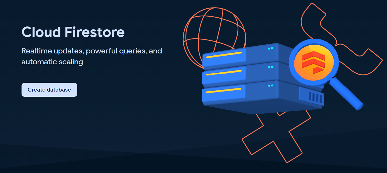 Home page for Cloud Firestore.