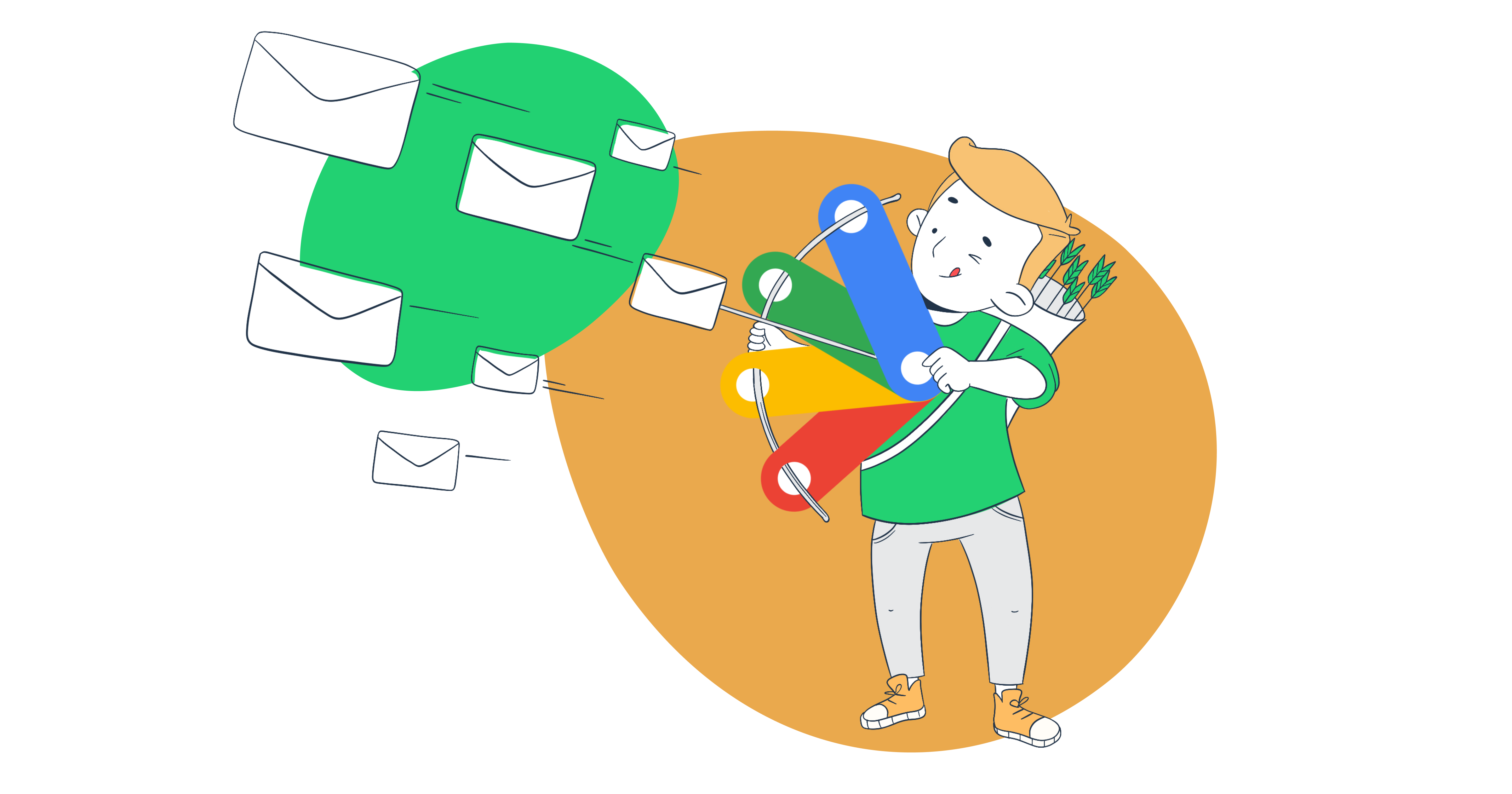 This is a featured image for an article on sending emails with Google Apps Script