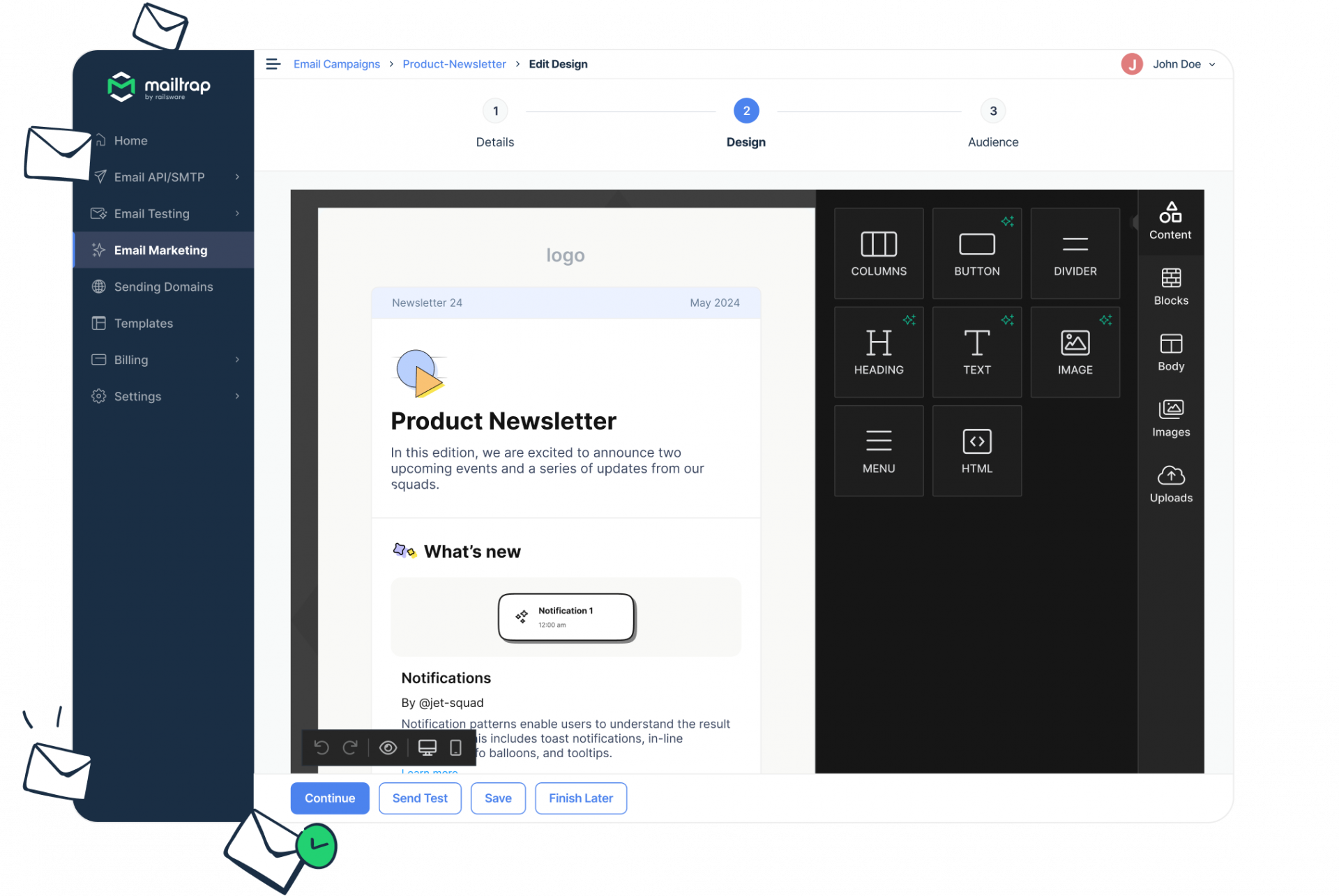 Email Marketing Mailtrap