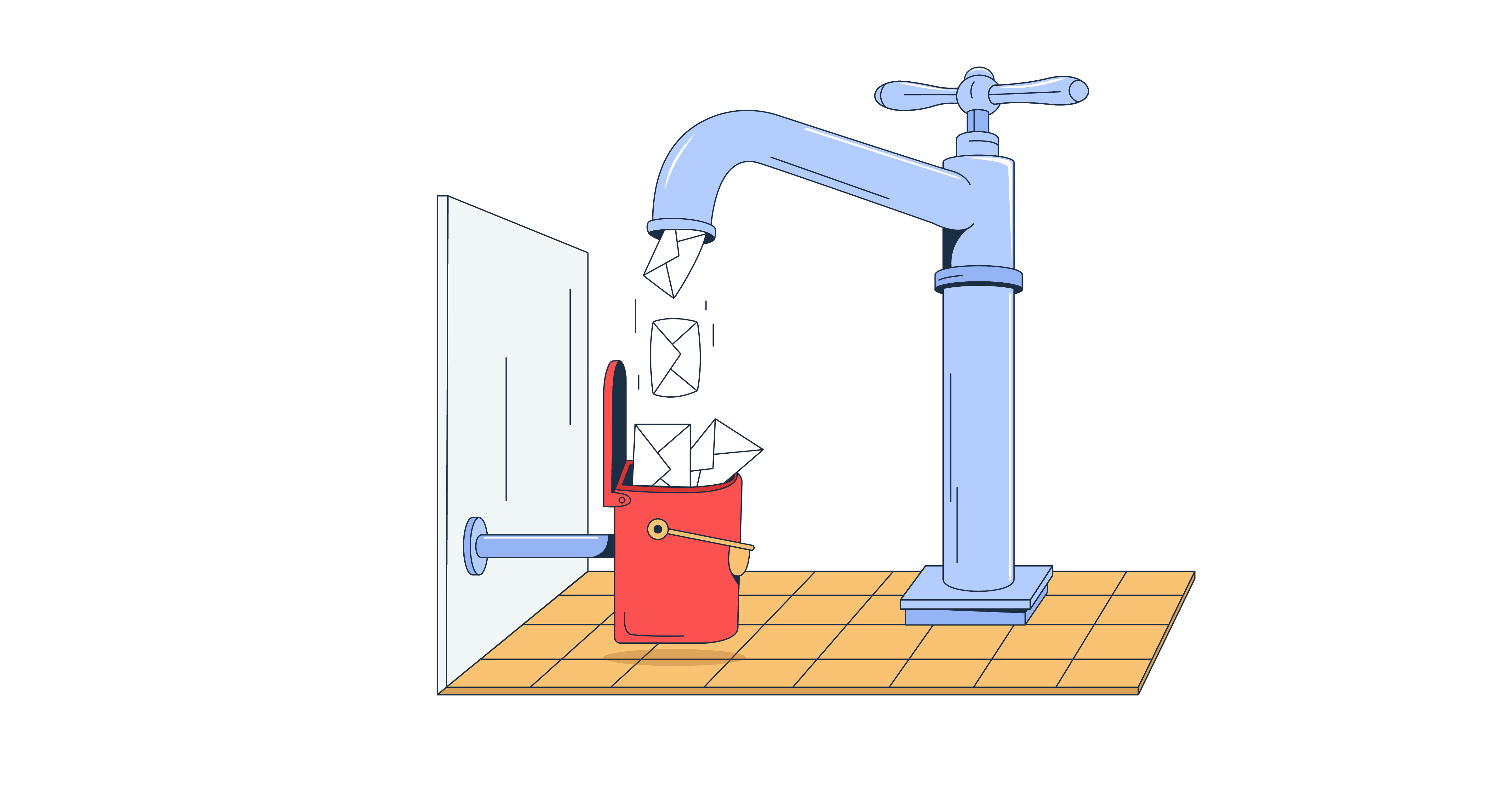 This is a graphic representation of drip campaigns for an article that covers drip campaign software in detail.