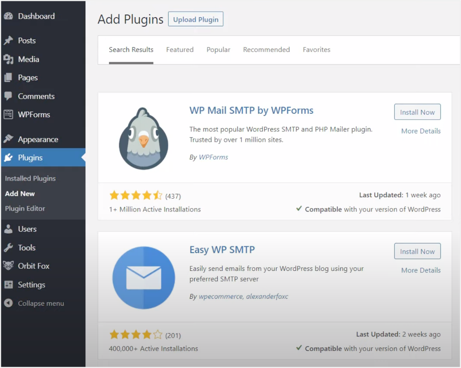 This is an image showing the WP Mail SMTP plugin