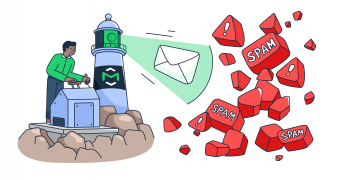 This is a symbolic graphic representation of email deliverability agencies for an article that covers the topic in detail.